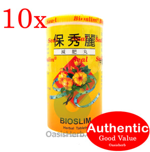 Bioslim herbal tablets Natural 45 tablets - 10 packs