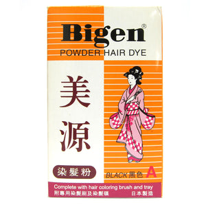 Bigen Powder Hair Dye - Black Color A 6g Japan