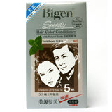 Bigen Speedy Hair Color Conditioner - Dark Brown 883 - 3 packs