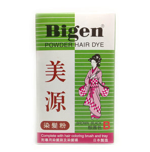 Bigen Powder Hair Dye - Brown Black Color B 6g Japan